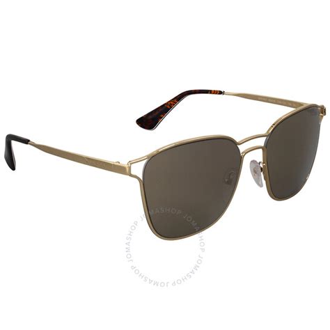 prada pr 54 ts zvn1c0|Prada Pale Gold Metal Square Sunglasses PR 54TS .